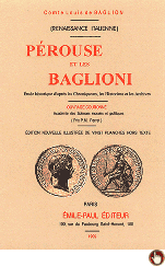 "Prouse et les Baglioni" 
Comte Louis de Baglion